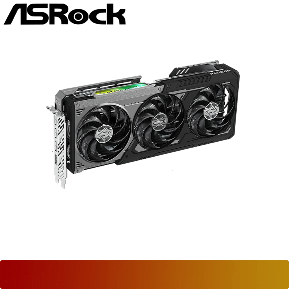 ASROCK AMD Radeon RX 9070 XT Steel Legend Dark 16GB-3-Nano Komputer