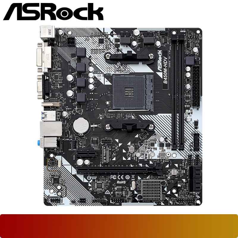 ASROCK B450M - HDV R4.0 - 2 - Nano Komputer