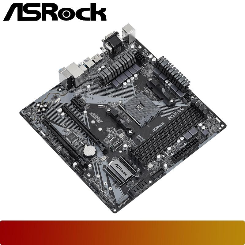 ASROCK B450M Pro4 R2.0 - 3 - Nano Komputer