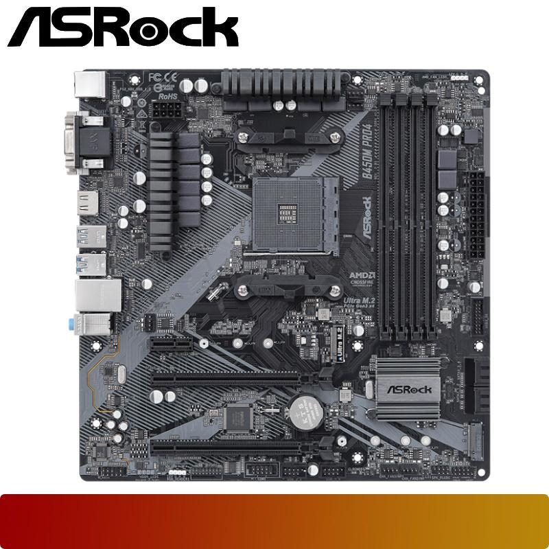 ASROCK B450M Pro4 R2.0 - 2 - Nano Komputer