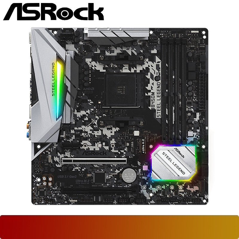 ASROCK B450M Steel Legend - 2 - Nano Komputer