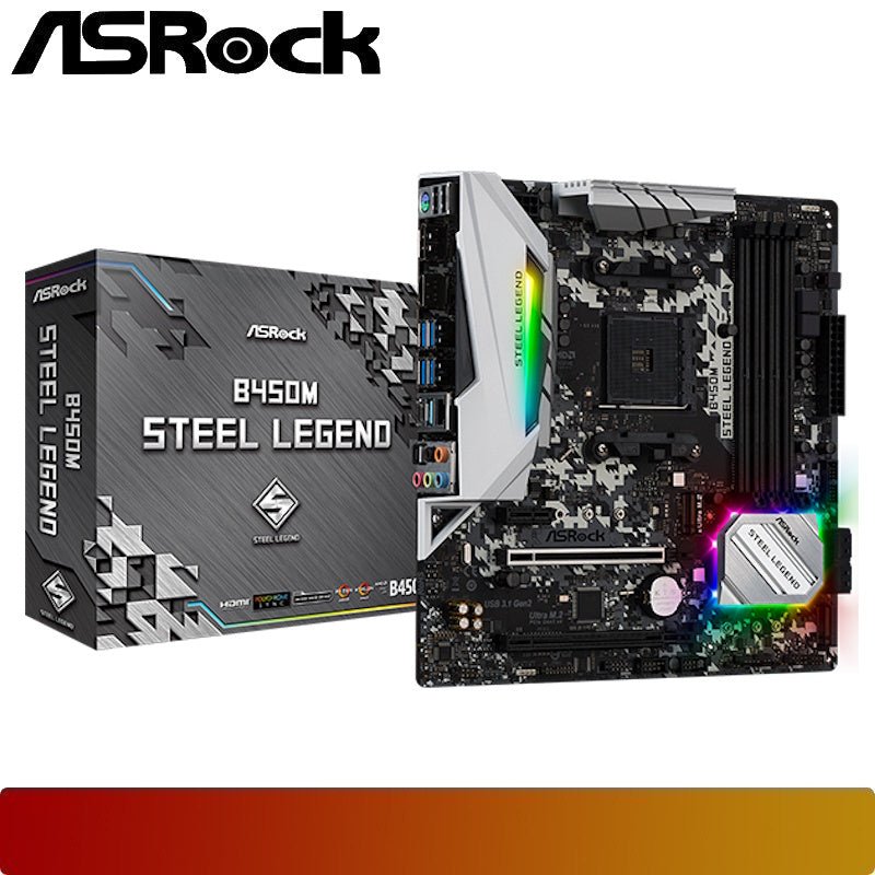 ASROCK B450M Steel Legend - 1 - Nano Komputer