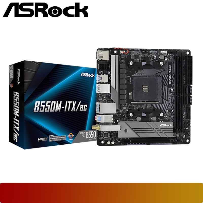 ASROCK B550M - ITX/ac - 1 - Nano Komputer