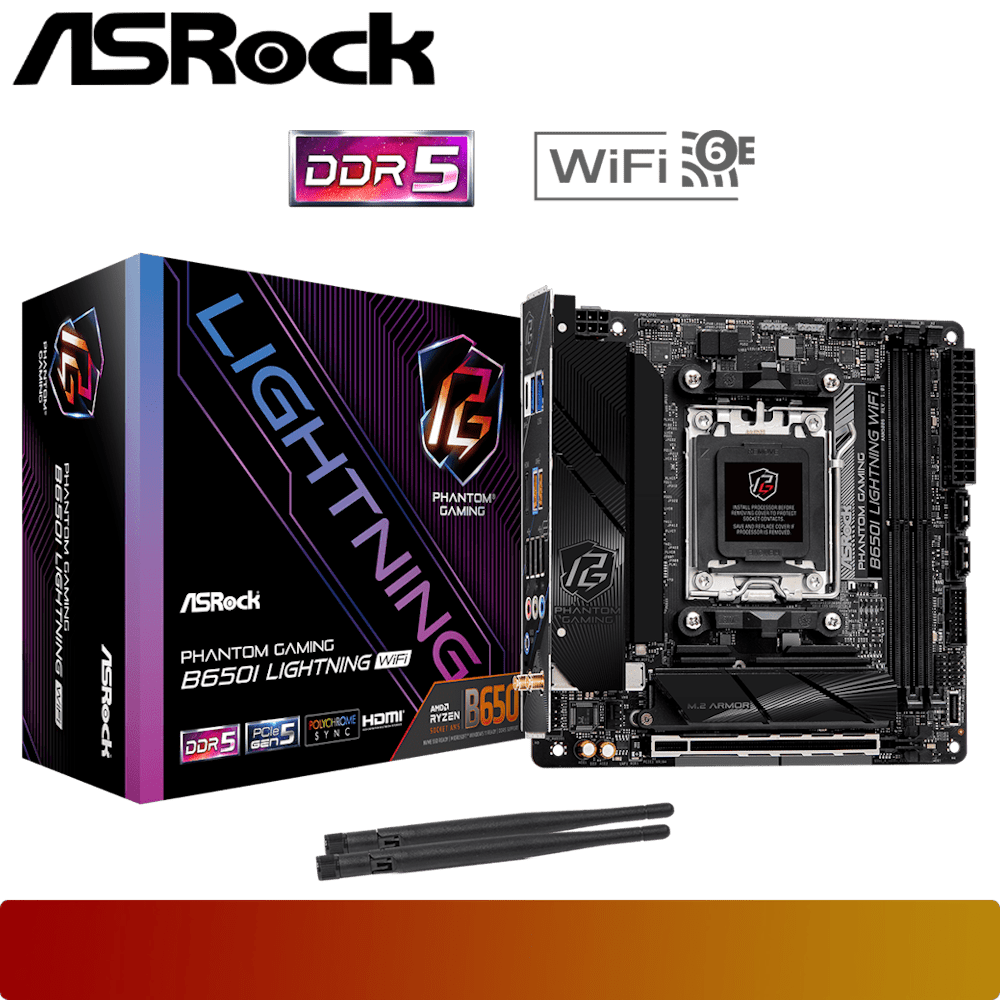 ASROCK B650I Lightning WiFi - 1 - Nano Komputer