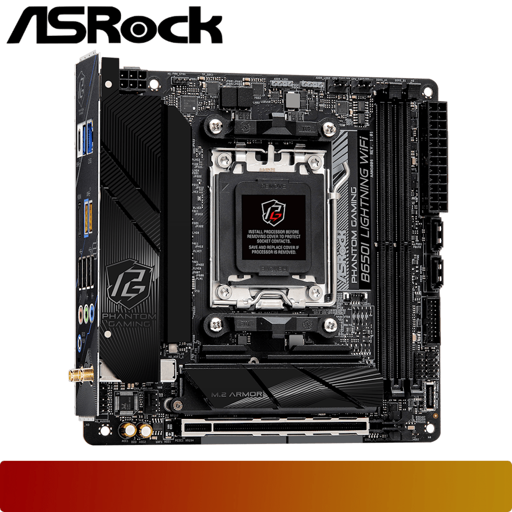 ASROCK B650I Lightning WiFi - 4 - Nano Komputer