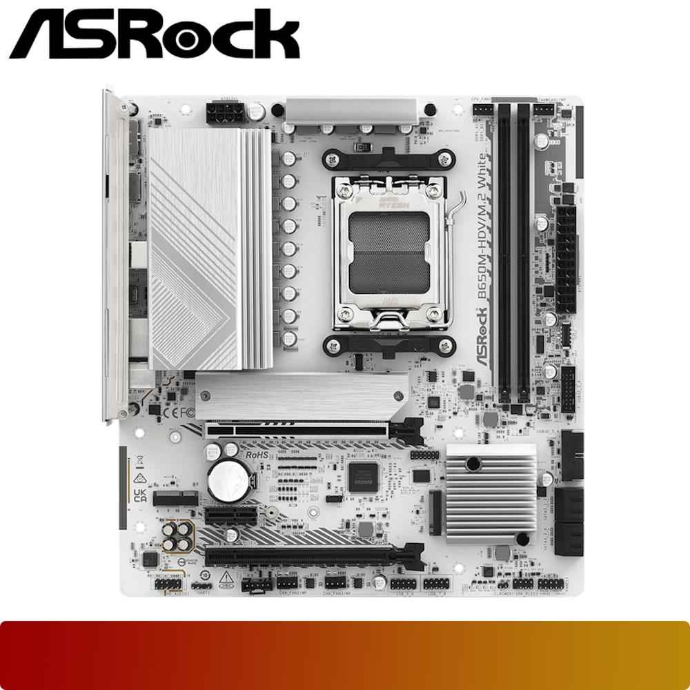 ASROCK B650M - HDV/M.2 White - 3 - Nano Komputer