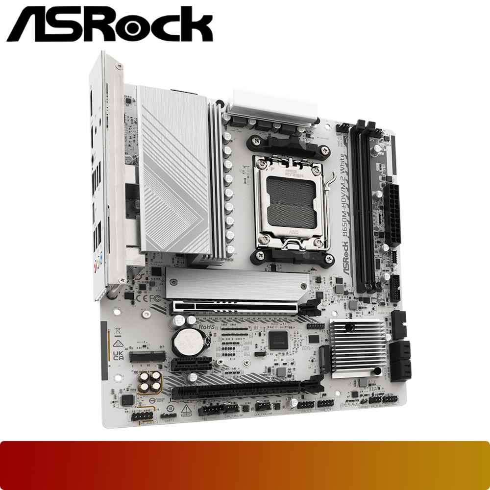 ASROCK B650M - HDV/M.2 White - 4 - Nano Komputer