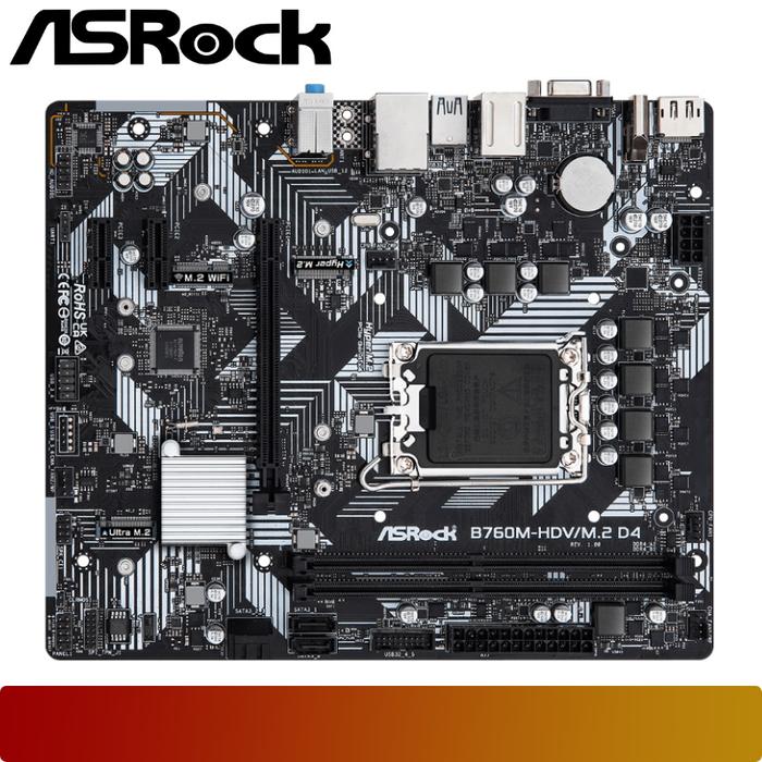 ASROCK B760M - HDV/M.2 D4 - 2 - Nano Komputer