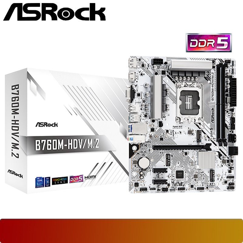 ASROCK B760M - HDV/M.2 - 1 - Nano Komputer