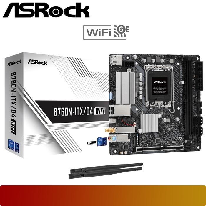 ASROCK B760M - ITX/D4 WiFi - 1 - Nano Komputer