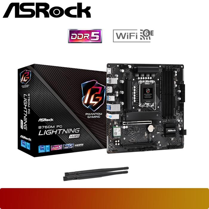 ASROCK B760M PG Lightning WiFi - 1 - Nano Komputer