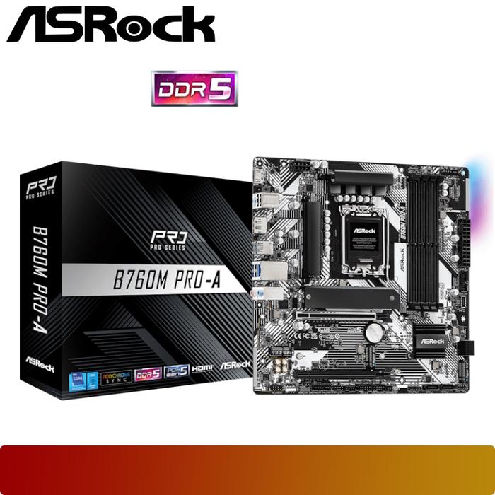 ASROCK B760M Pro - A - 1 - Nano Komputer