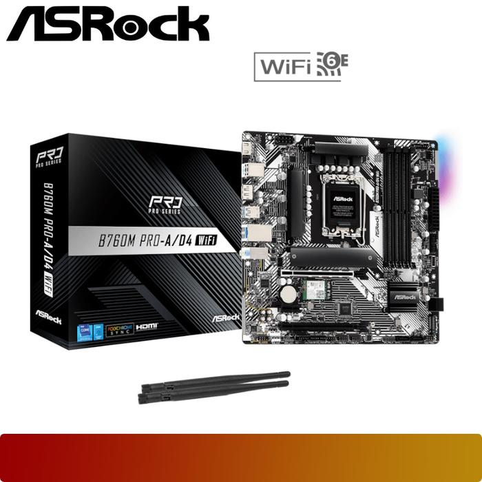 ASROCK B760M Pro - A/D4 WiFi - 1 - Nano Komputer