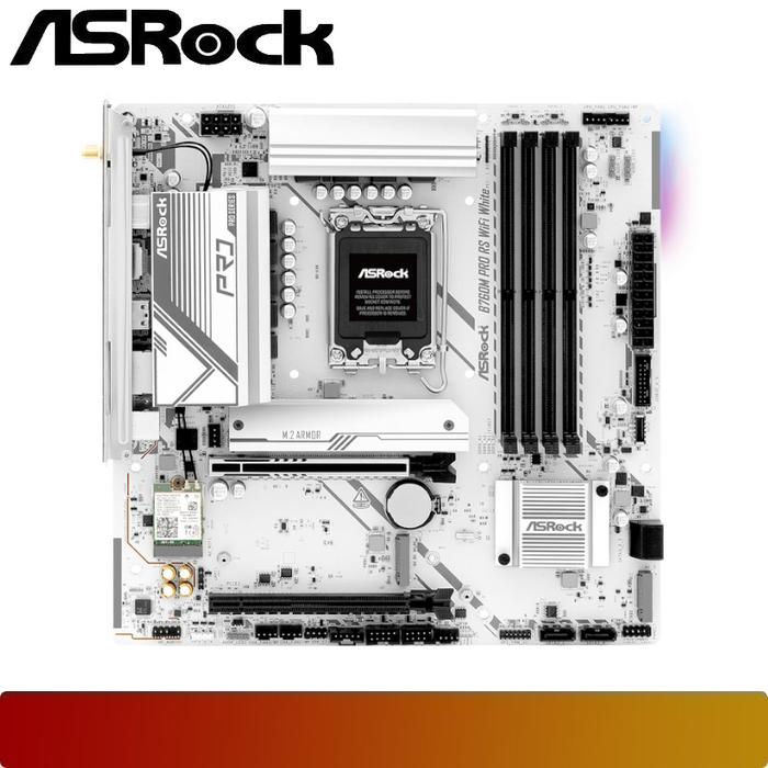 ASROCK B760M Pro RS WiFi White - 2 - Nano Komputer