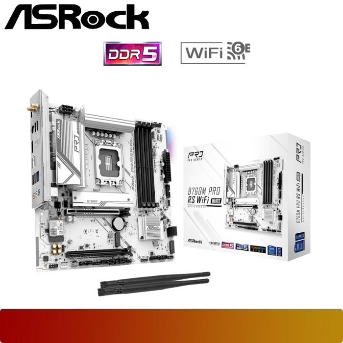 ASROCK B760M Pro RS WiFi White - 1 - Nano Komputer