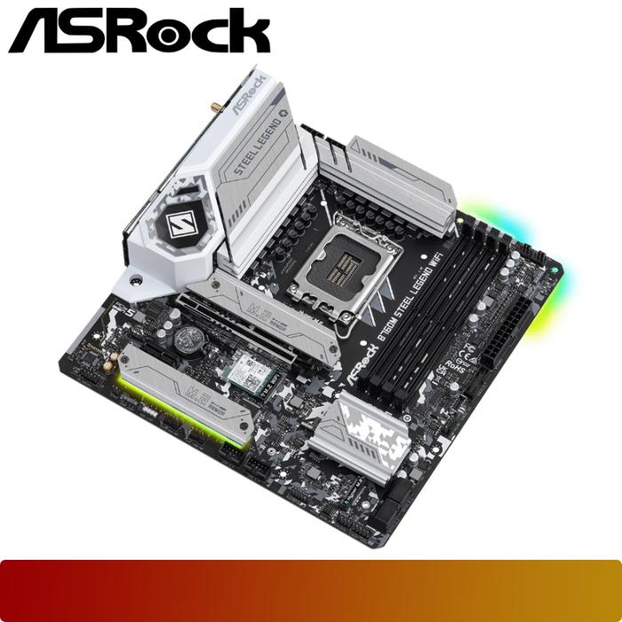 ASROCK B760M Steel Legend WiFi - 4 - Nano Komputer