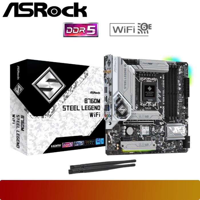 ASROCK B760M Steel Legend WiFi - 1 - Nano Komputer