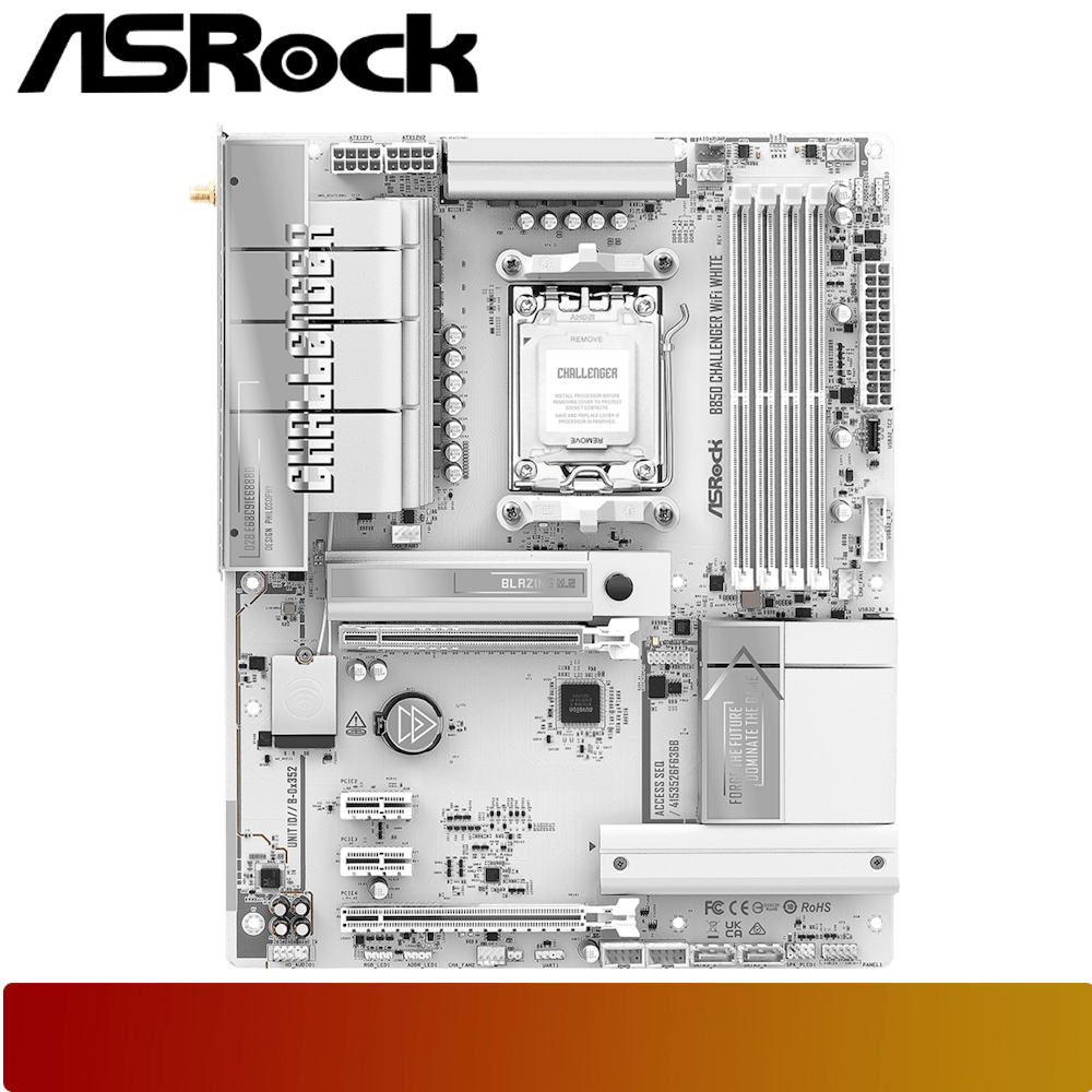 ASROCK B850 Challenger WiFi White - 2 - Nano Komputer