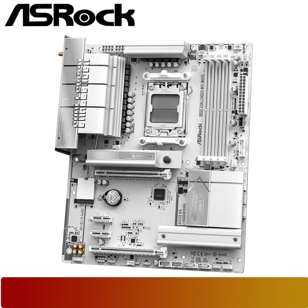 ASROCK B850 Challenger WiFi White - 5 - Nano Komputer