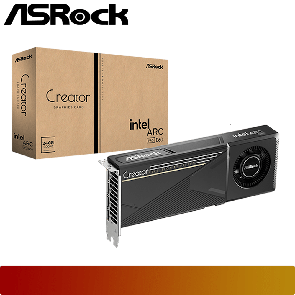 ASROCK Intel Arc Pro B60 Creator 24GB-1-Nano Komputer
