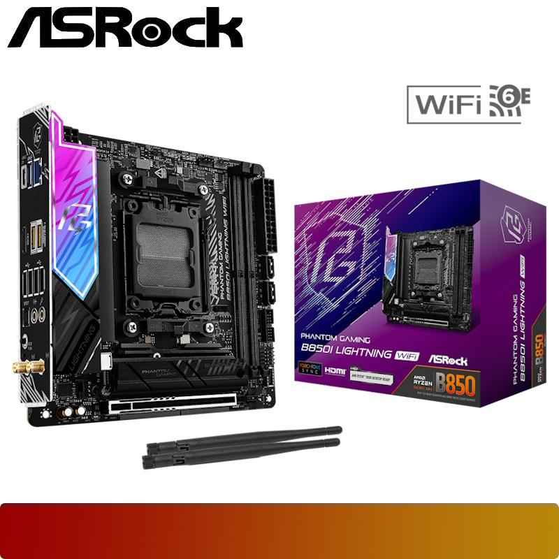 ASROCK PHANTOM GAMING B850I Lightning WiFi