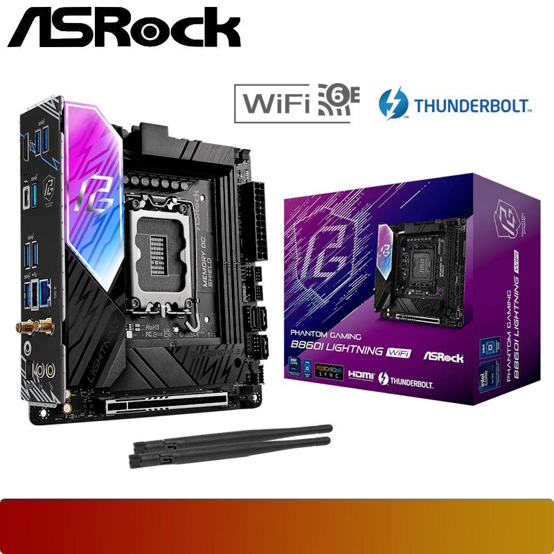 ASROCK PHANTOM GAMING B860I Lightning WiFi - 1 - Nano Komputer