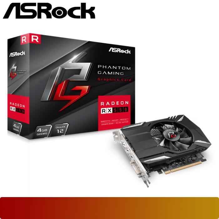 ASROCK Phantom Gaming Radeon RX550 4G