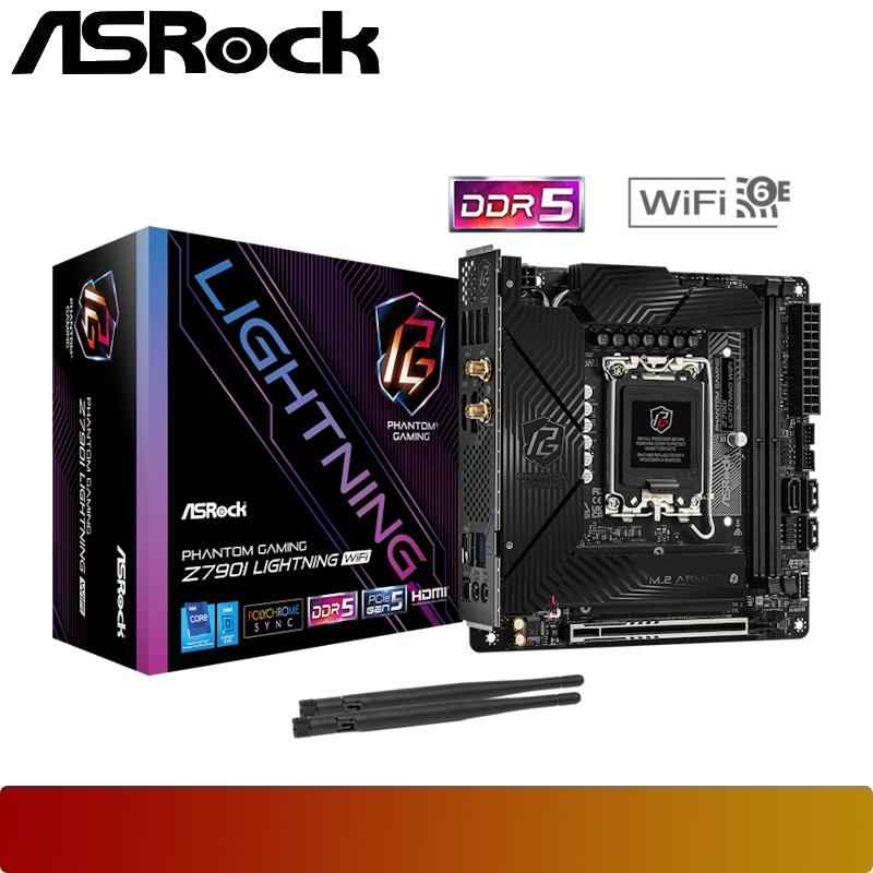 ASROCK PHANTOM GAMING Z790I Lightning WiFi - 1 - Nano Komputer