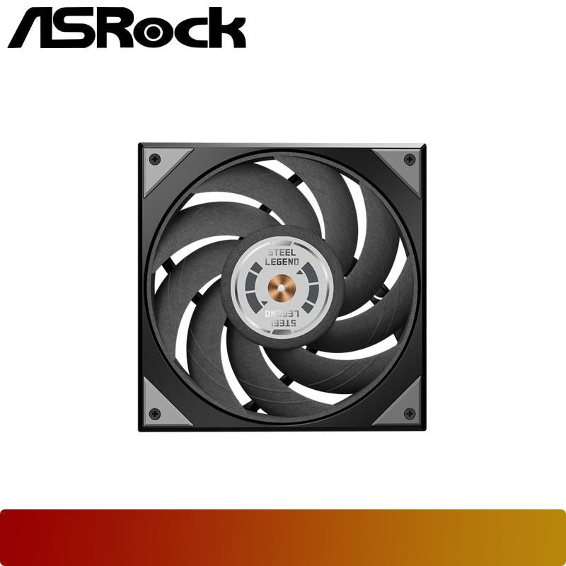 ASROCK Steel Legend Dark 360 LCD - 6 - Nano Komputer