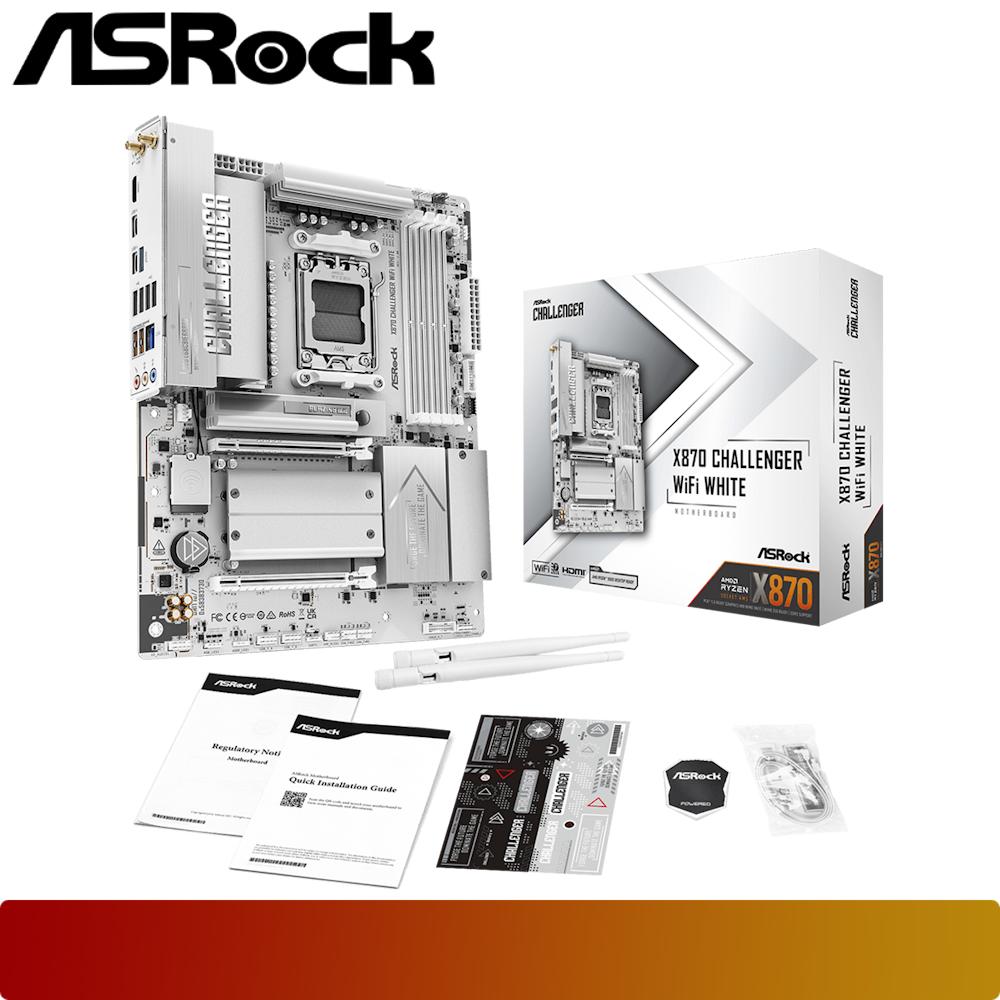 ASROCK X870 Challenger WiFi White-7-Nano Komputer
