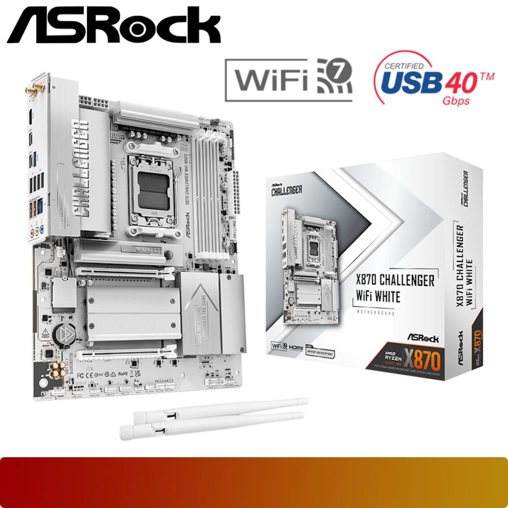 ASROCK X870 Challenger WiFi White-1-Nano Komputer