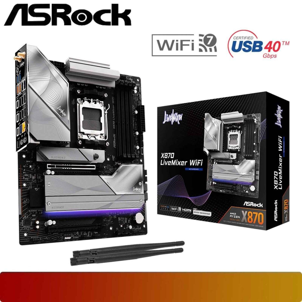 ASROCK X870 LiveMixer WiFi - 1 - Nano Komputer