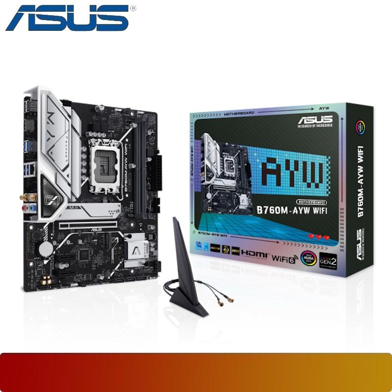 ASUS B760M - AYW WIFI | Motherboard Intel B760 LGA 1700 DDR5 mATX - 1 - Nano Komputer