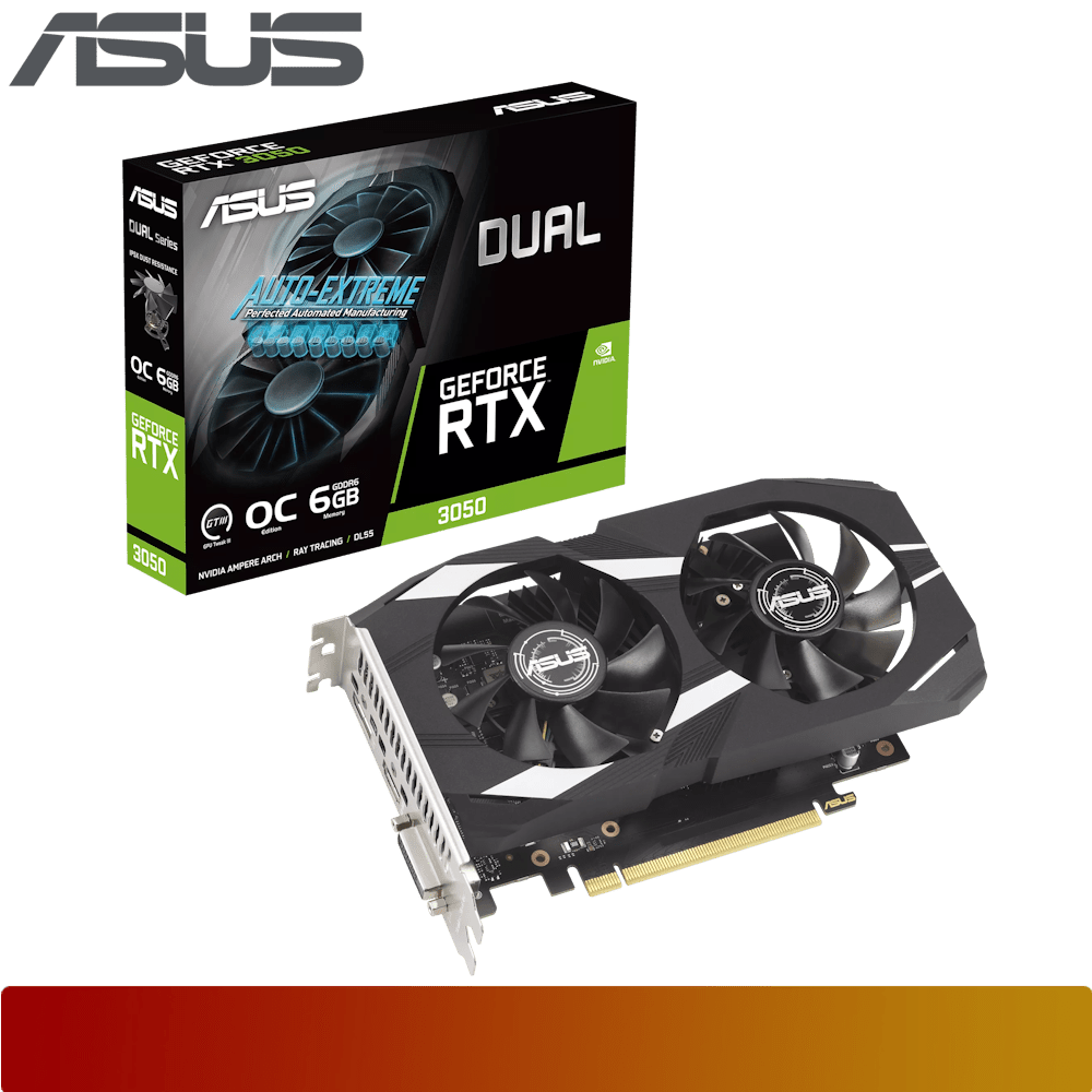 ASUS Dual GeForce RTX 3050 OC Edition 6GB GDDR6 - 1 - Nano Komputer