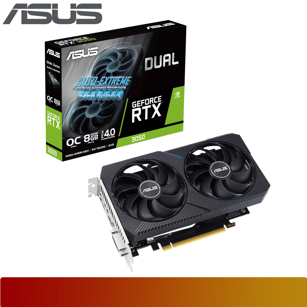 ASUS Dual GeForce RTX 3050 V2 OC Edition 8GB GDDR6 - 1 - Nano Komputer