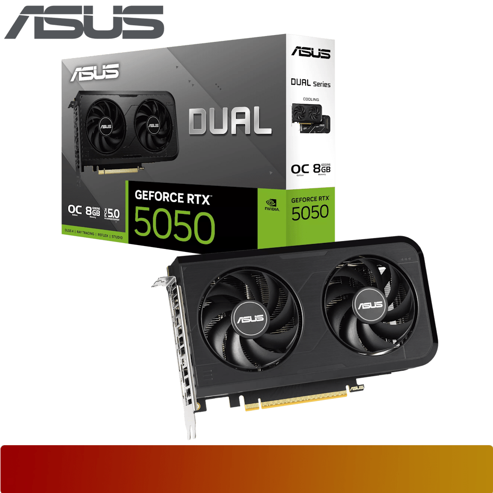 ASUS Dual GeForce RTX 5050 8GB GDDR6 OC Edition - 1 - Nano Komputer