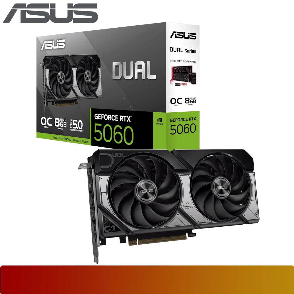 ASUS Dual GeForce RTX 5060 8GB GDDR7 OC Edition - 1 - Nano Komputer