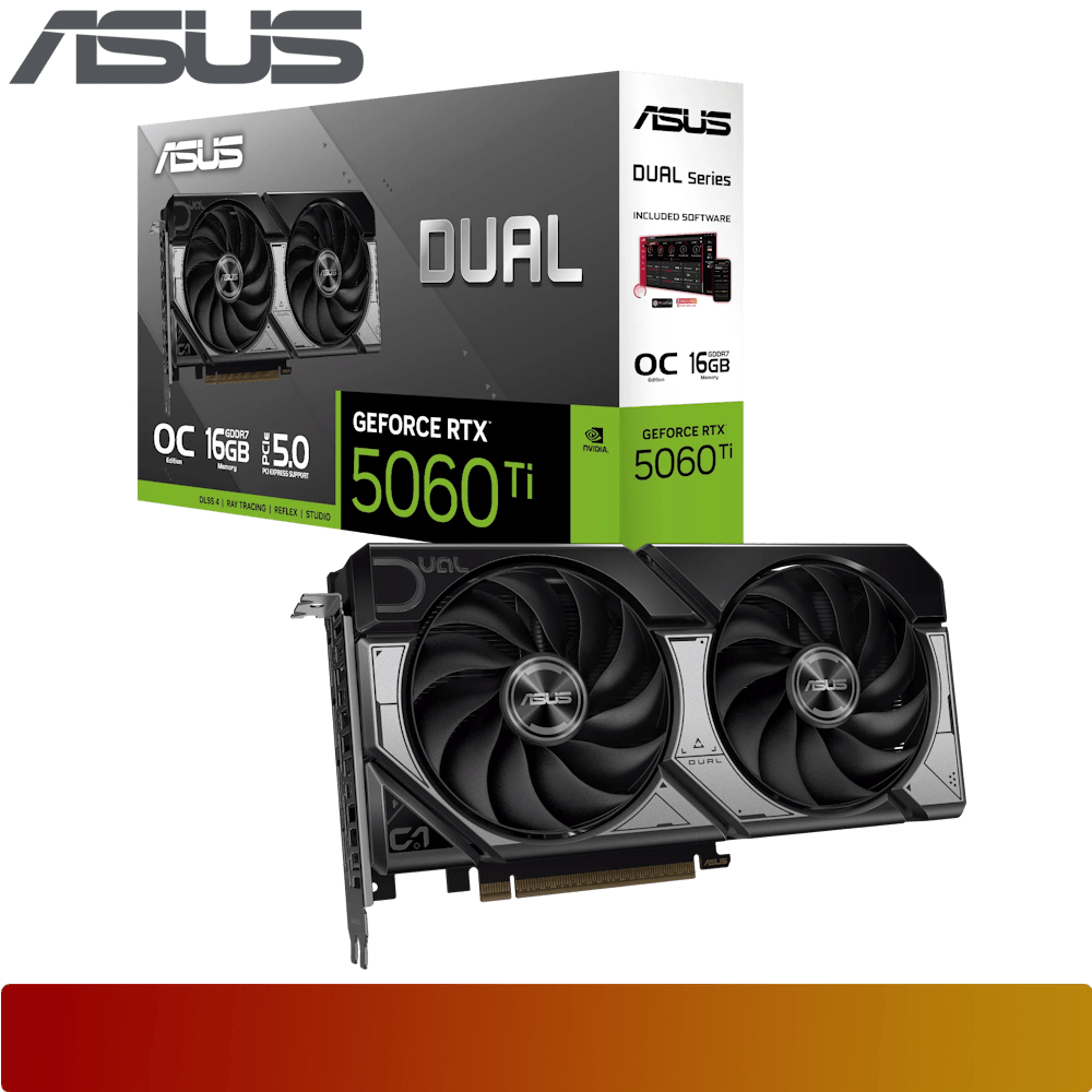 ASUS Dual GeForce RTX 5060 Ti 16GB GDDR7 OC Edition - 1 - Nano Komputer