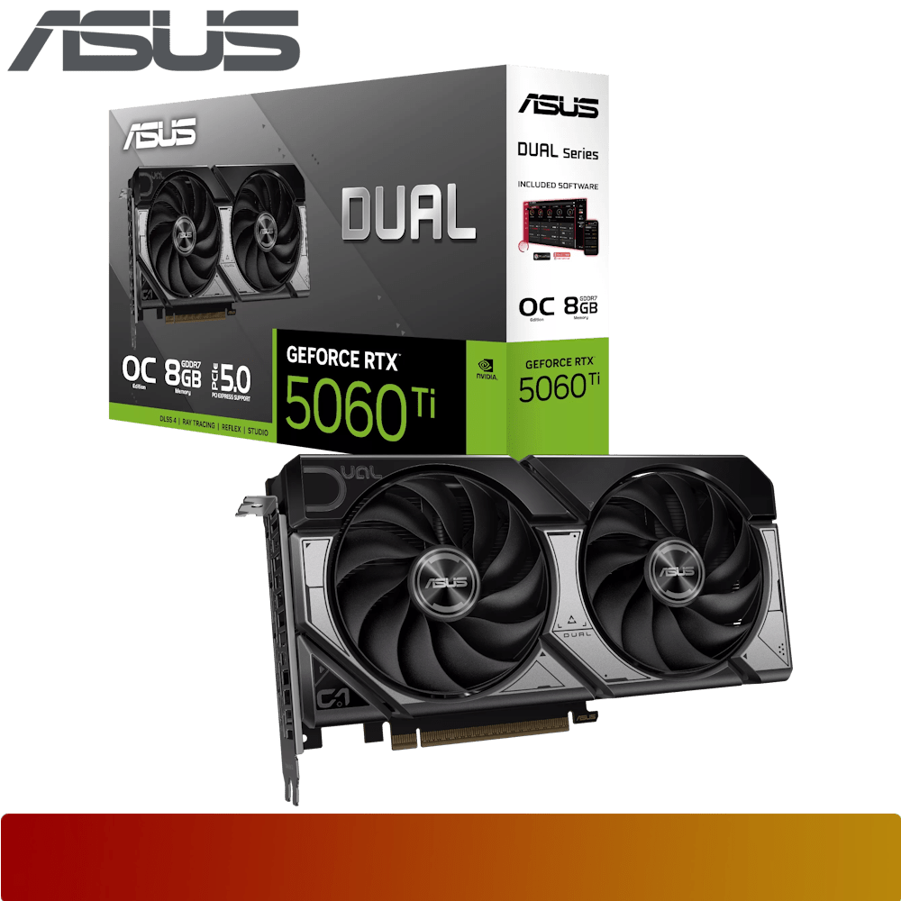 ASUS Dual GeForce RTX 5060 Ti 8GB GDDR7 OC Edition - 1 - Nano Komputer