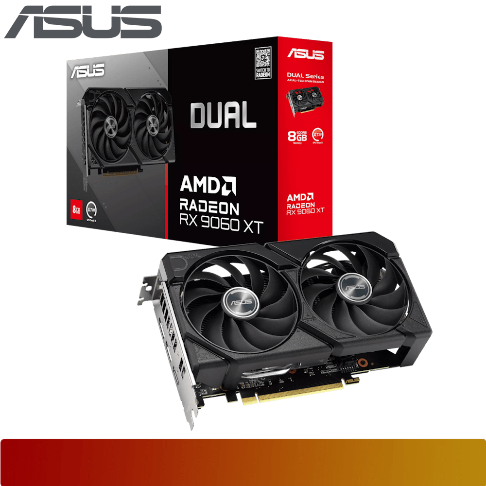 ASUS Dual Radeon RX 9060 XT 8G GDDR6 - Nano Komputer