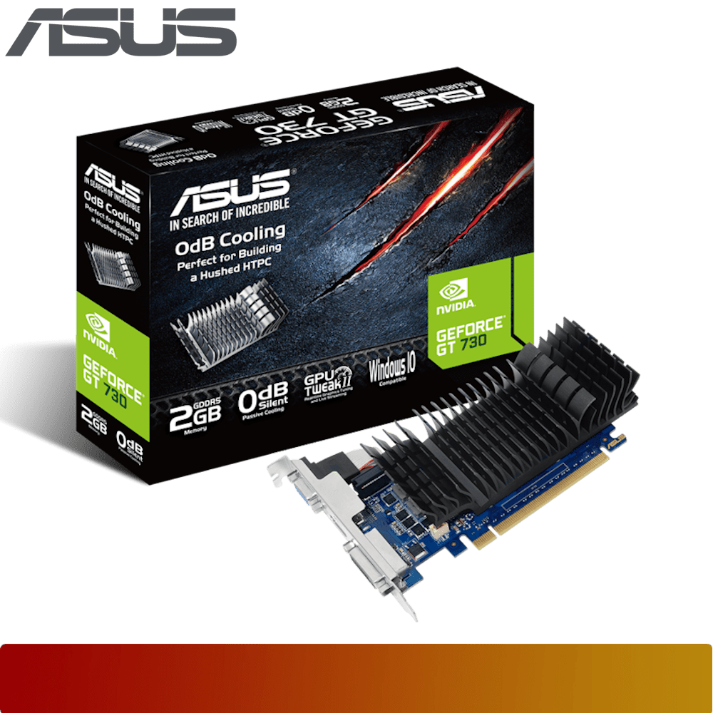 ASUS GeForce GT 730 2GB GDDR5 Low Profile - 1 - Nano Komputer