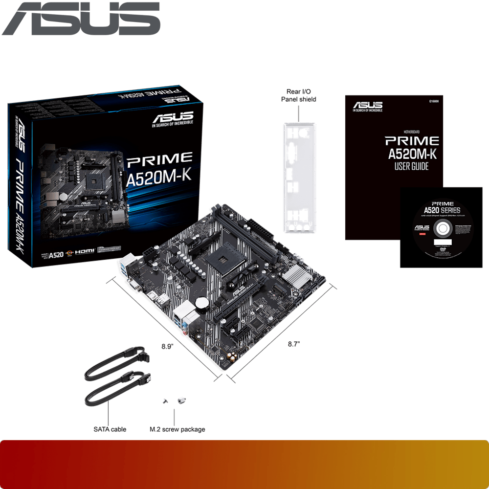 ASUS PRIME A520M - K - 4 - Nano Komputer