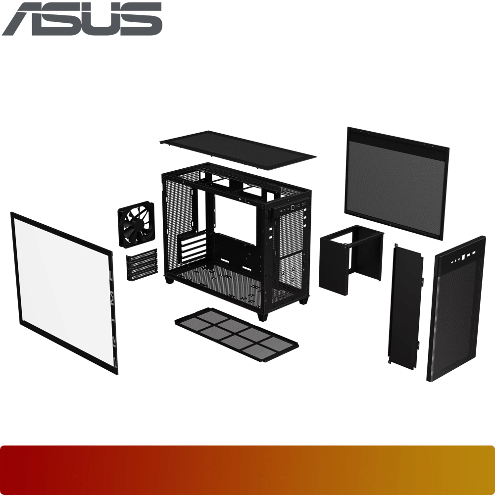 ASUS Prime AP201 Tempered Glass MicroATX Case - 10 - Nano Komputer