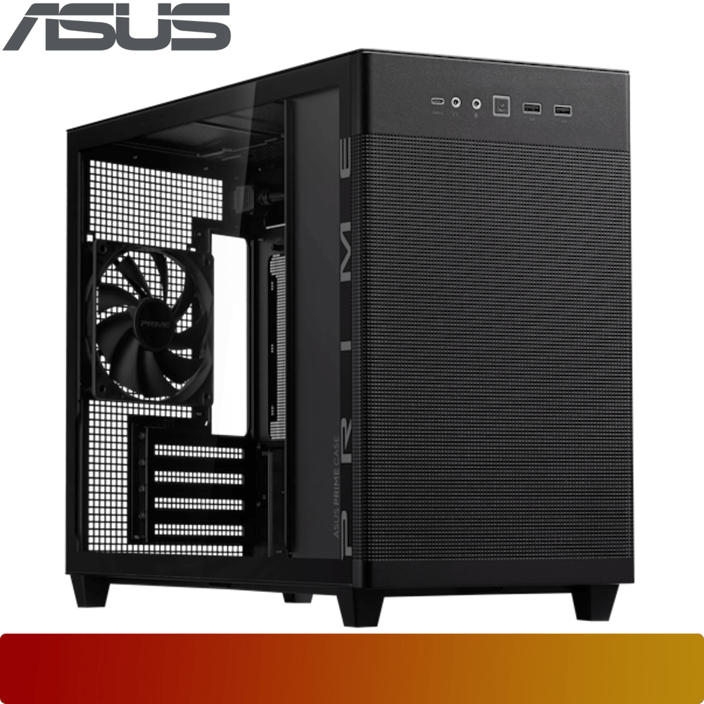 ASUS Prime AP201 Tempered Glass MicroATX Case - 2 - Nano Komputer