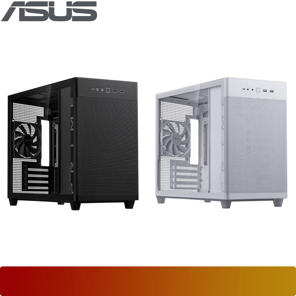 ASUS Prime AP201 Tempered Glass MicroATX Case - 1 - Nano Komputer