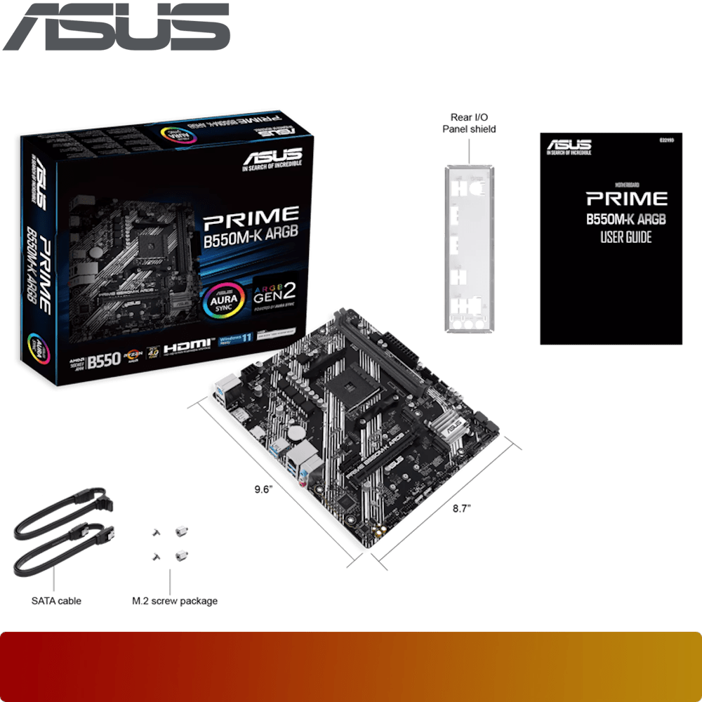 ASUS PRIME B550M - K ARGB - 4 - Nano Komputer
