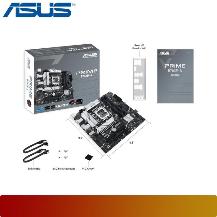 ASUS PRIME B760M - A | Motherboard Intel B760 LGA 1700 Micro ATX - 6 - Nano Komputer