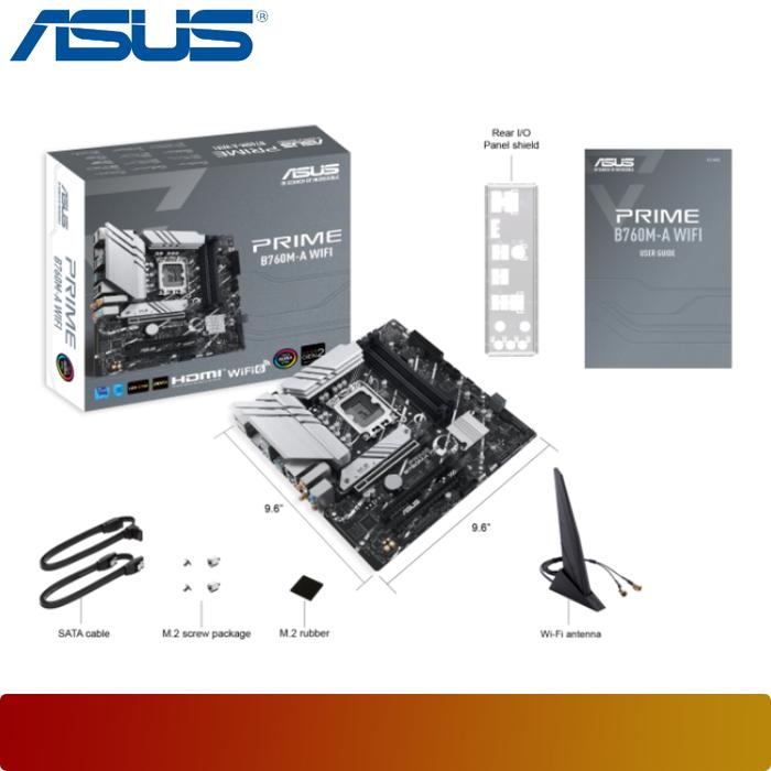 ASUS PRIME B760M - A WIFI | Motherboard Intel LGA 1700 DDR5 Micro ATX - 5 - Nano Komputer