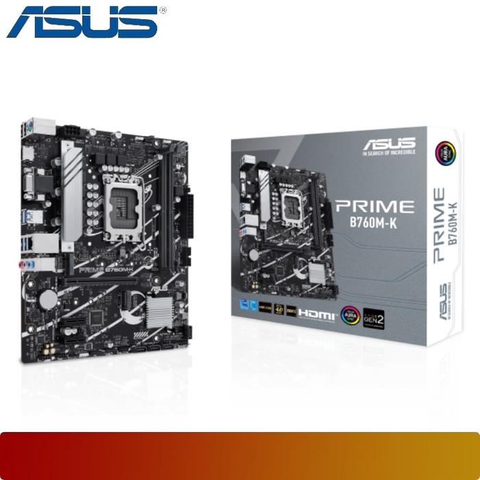ASUS PRIME B760M - K | Motherboard Intel B760 LGA 1700 DDR5 mATX - 1 - Nano Komputer