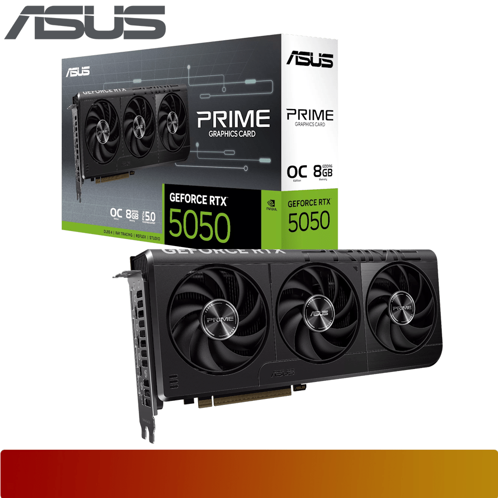 ASUS Prime GeForce RTX 5050 8GB GDDR6 OC Edition - 1 - Nano Komputer